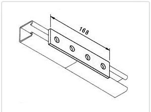 4 Hole Straight Mending Plate