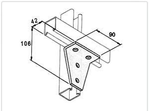 Corner Bracket Wide Base
