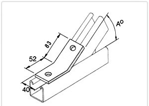 Obtuse Angle Bracket