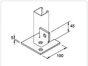 Single Channel Base Plate 1