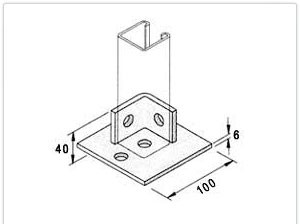 Single Channel Base Plate