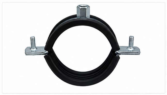 Pipe Clamp With Rubber Lining
