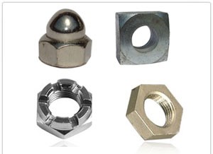 Dome Nut, Square Nut, Castle Nut, Check Nut